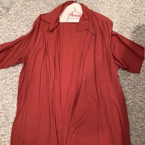 XL button down short sleeve dress shirt